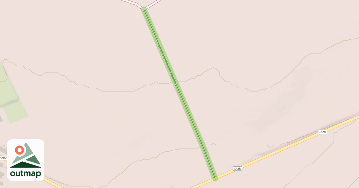 Map of Chemin des Moulins Robert
