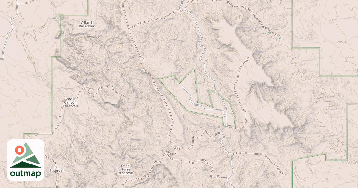 Map of DEVILS CANYON