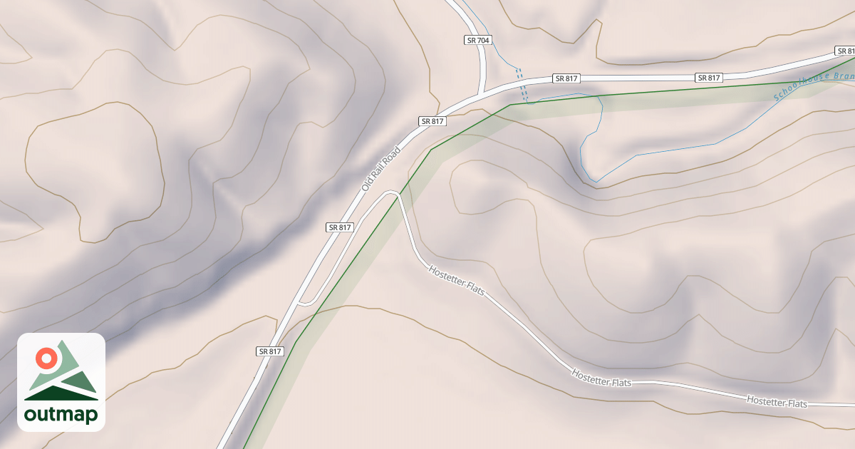 Map of HOSTETTER FLATS