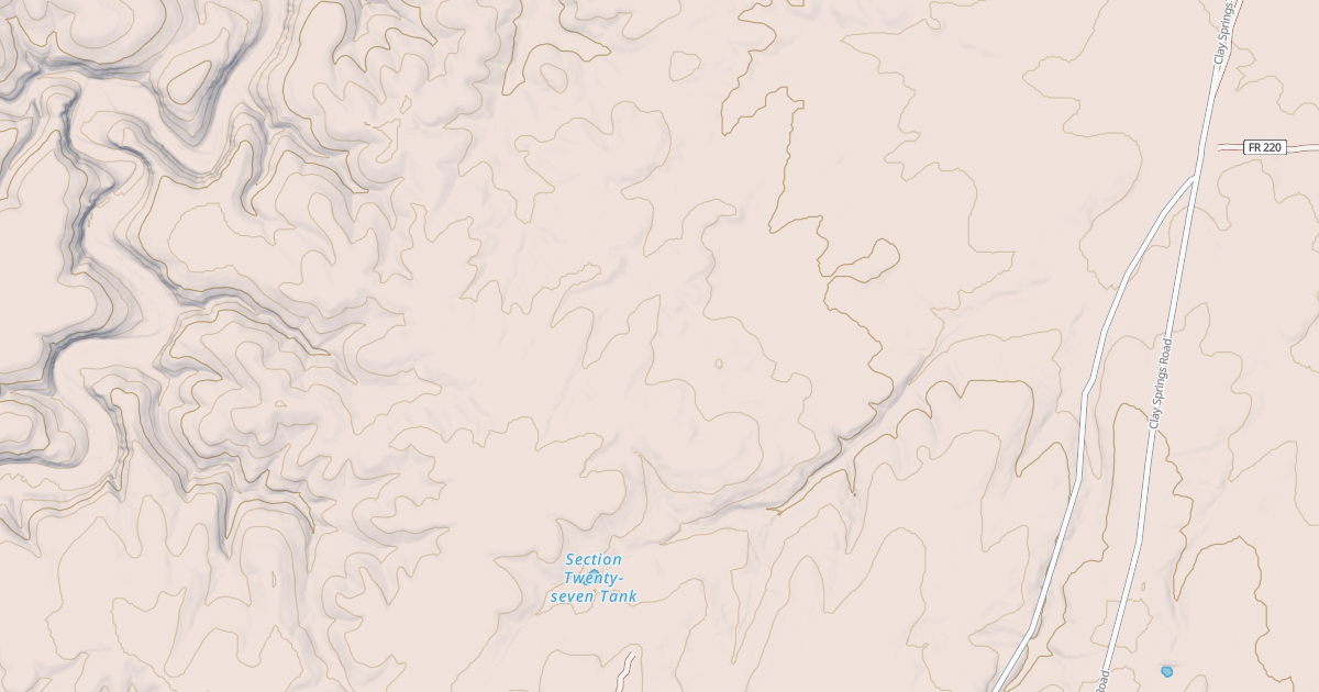 Map preview of USFS National Forest System Roads {DC7F2CB3-DBF2-488E-910E-49FE4FF5EDFB}