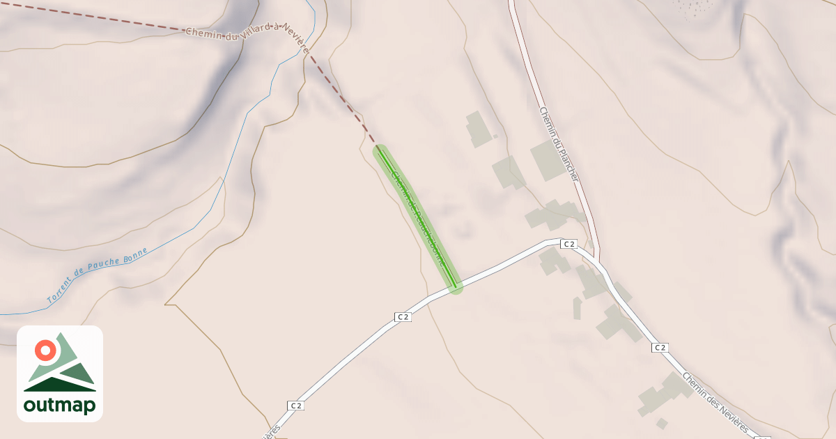 Map of Chemin de Peauchebonne