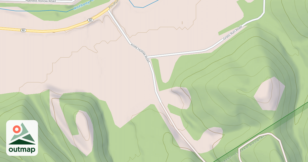Map of KNIFE HOLLOW