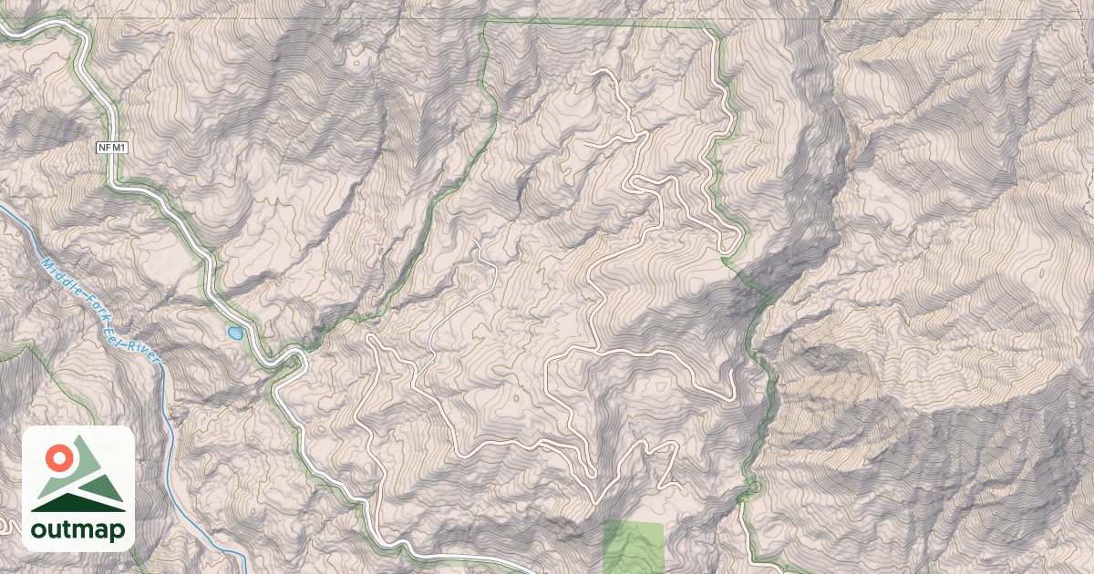 Map of ANT RIDGE