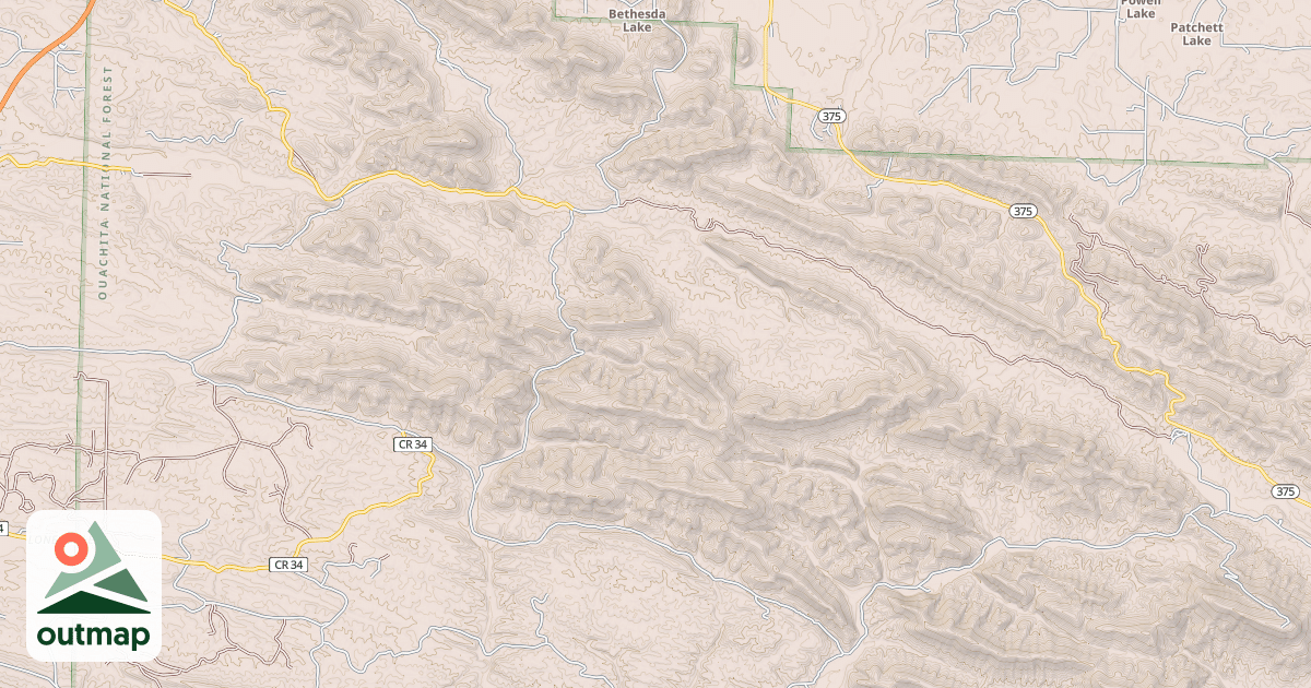 Map of BRUSHY