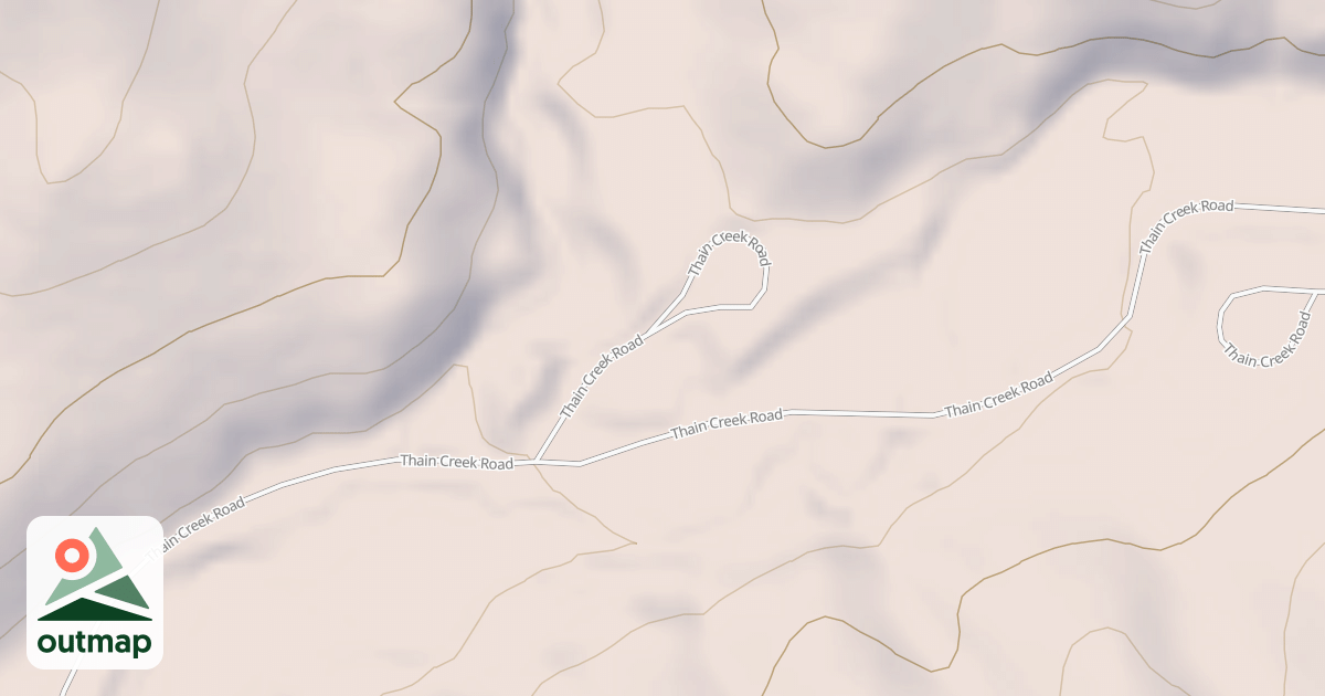 Map of THAIN CREEK CAMP SPUR