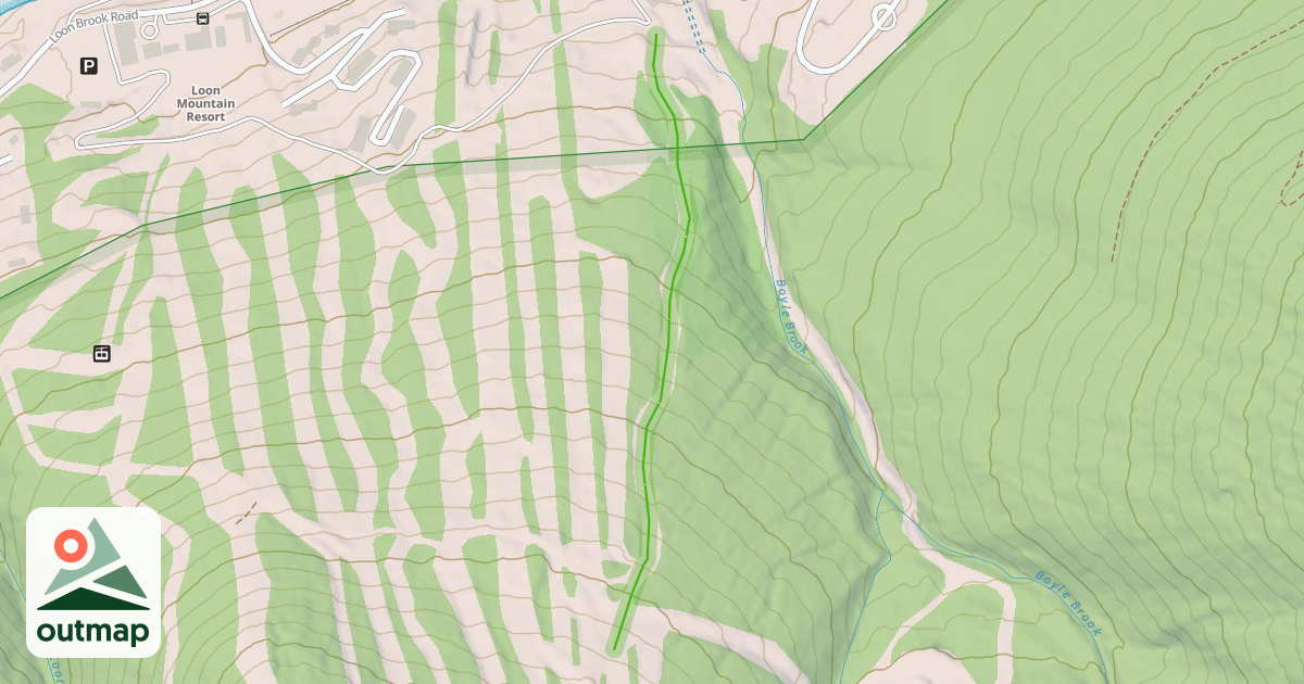 Map of Lower Bear Claw