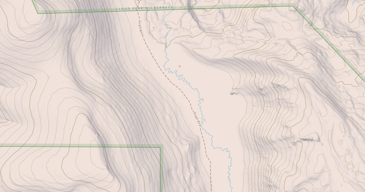 Map preview of Mail Creek