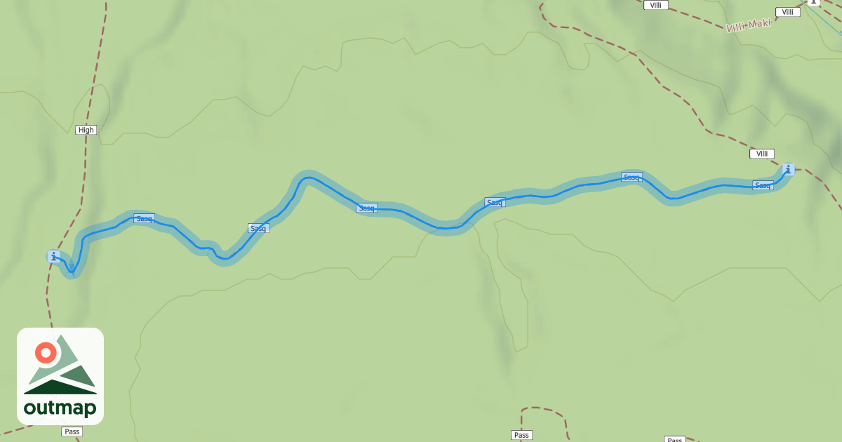 Map of Sasquatch Connector