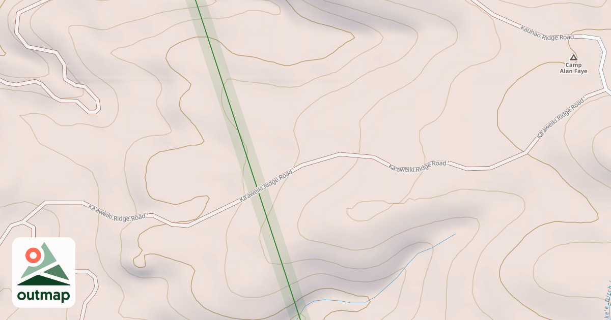 Map of Kaaweiki Road
