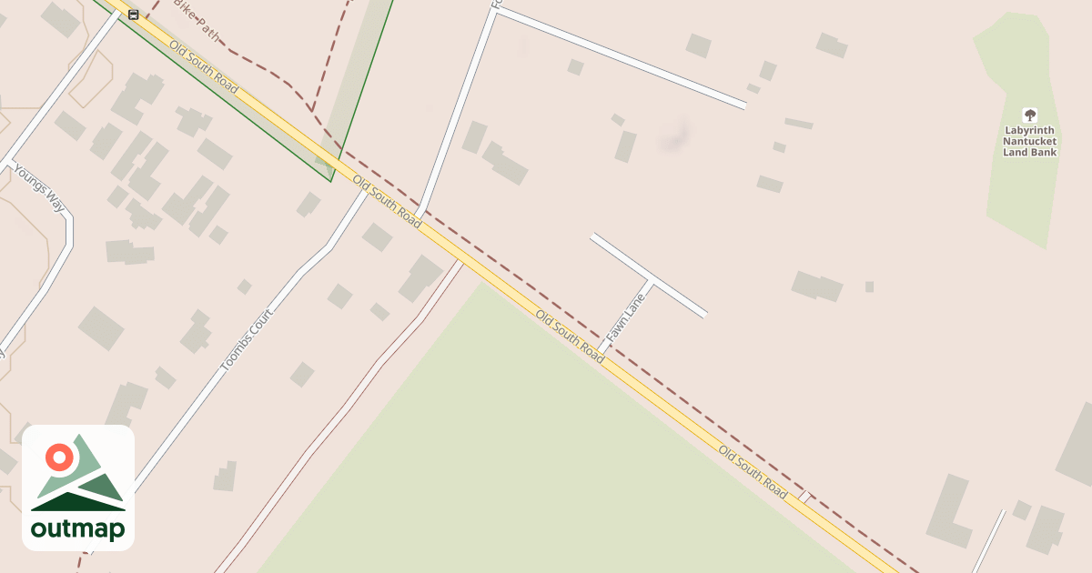 Map of Old South Road Bike Path