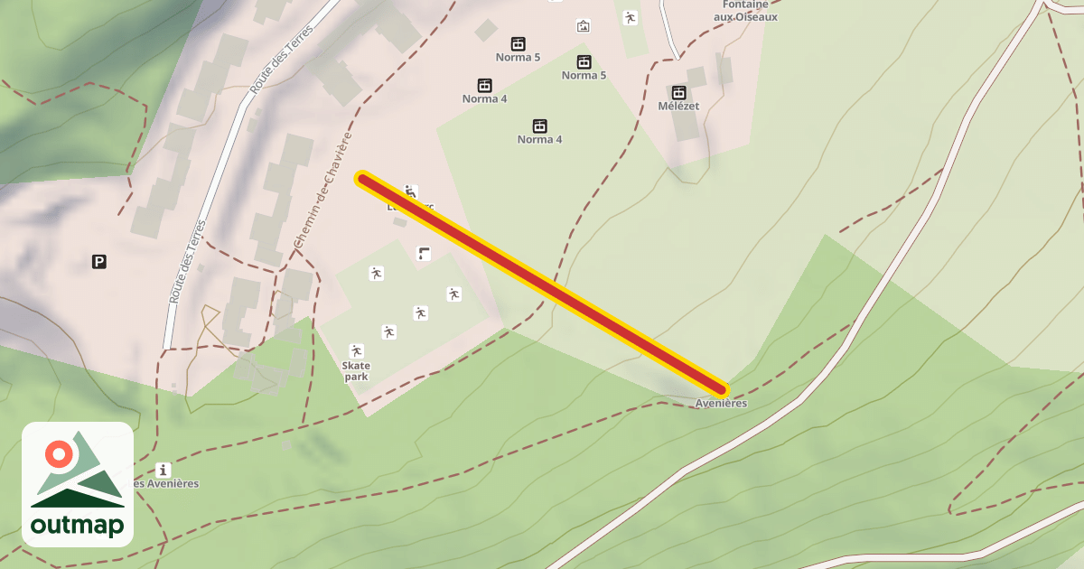 Map of Avenières