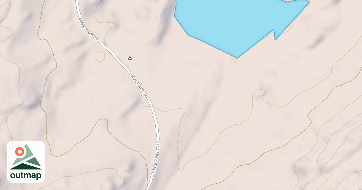 Map of USFS Motor Vehicle Use Map Trails 323344010602