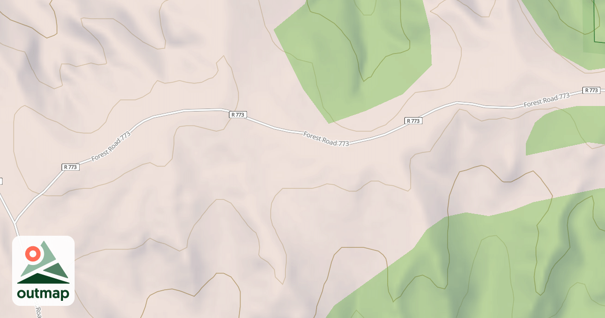 Map of USFS National Forest System Roads {4EEEA353-EAE0-4F0E-AC4C-7ADF2CA78CD2}