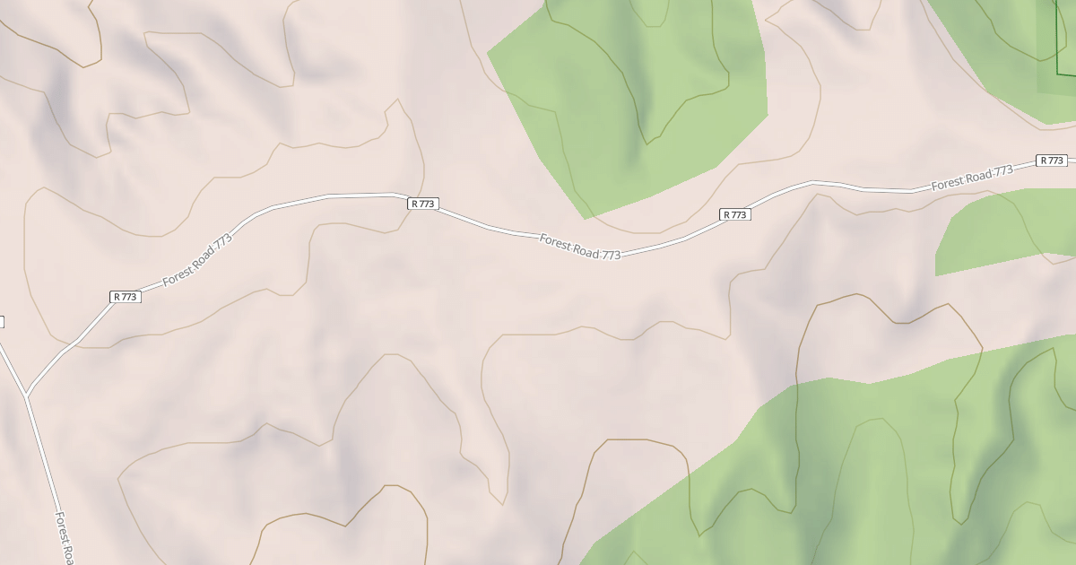 Map preview of USFS National Forest System Roads {4EEEA353-EAE0-4F0E-AC4C-7ADF2CA78CD2}
