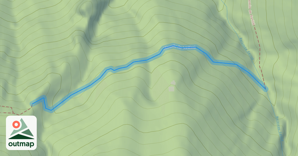 Map of Chemin de Lezibat