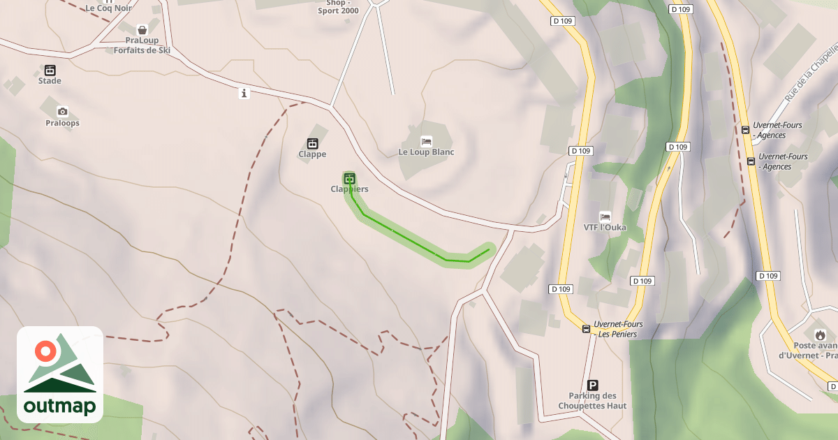 Map of Clappiers