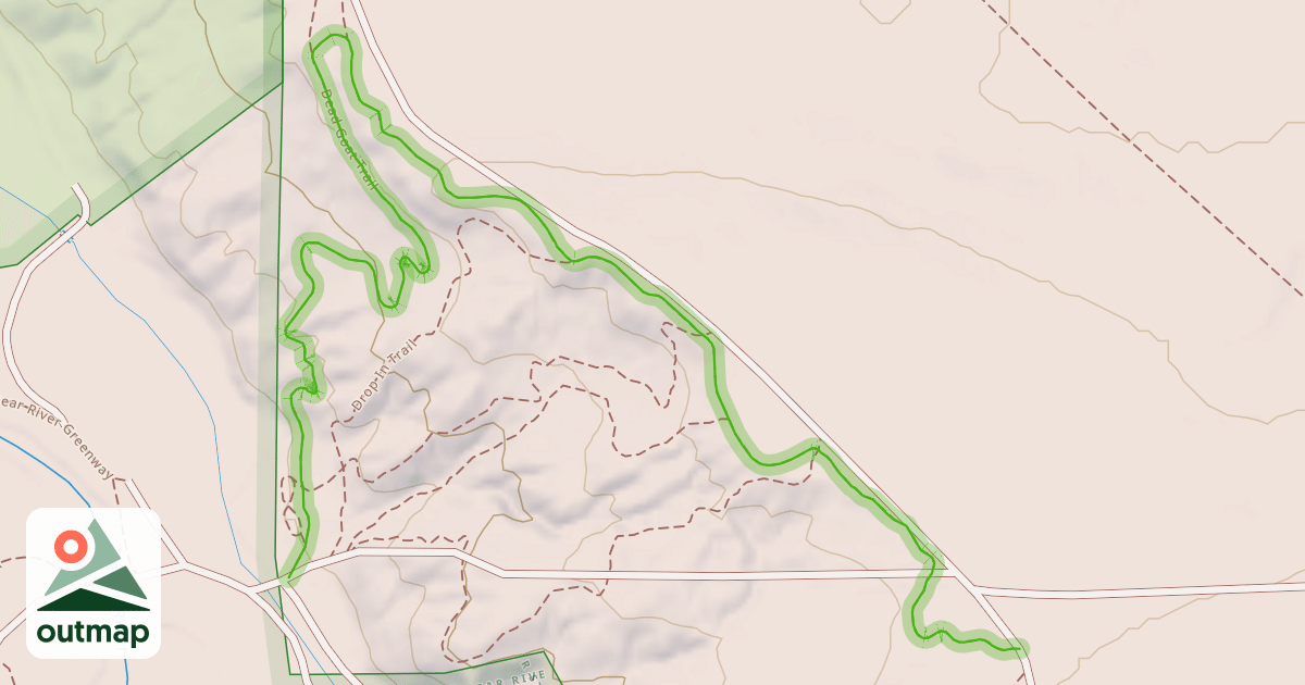 Map of Dead Goat Trail