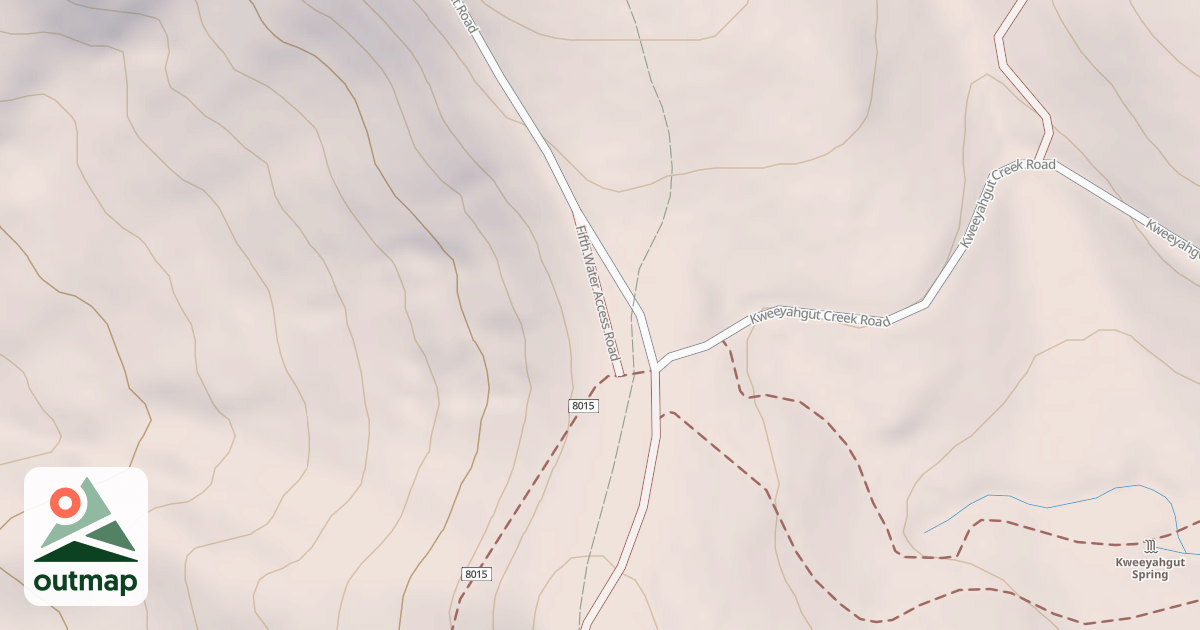 Map of FIFTH WATER ACCESS