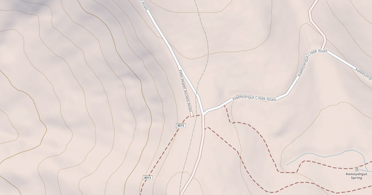 Map preview of FIFTH WATER ACCESS