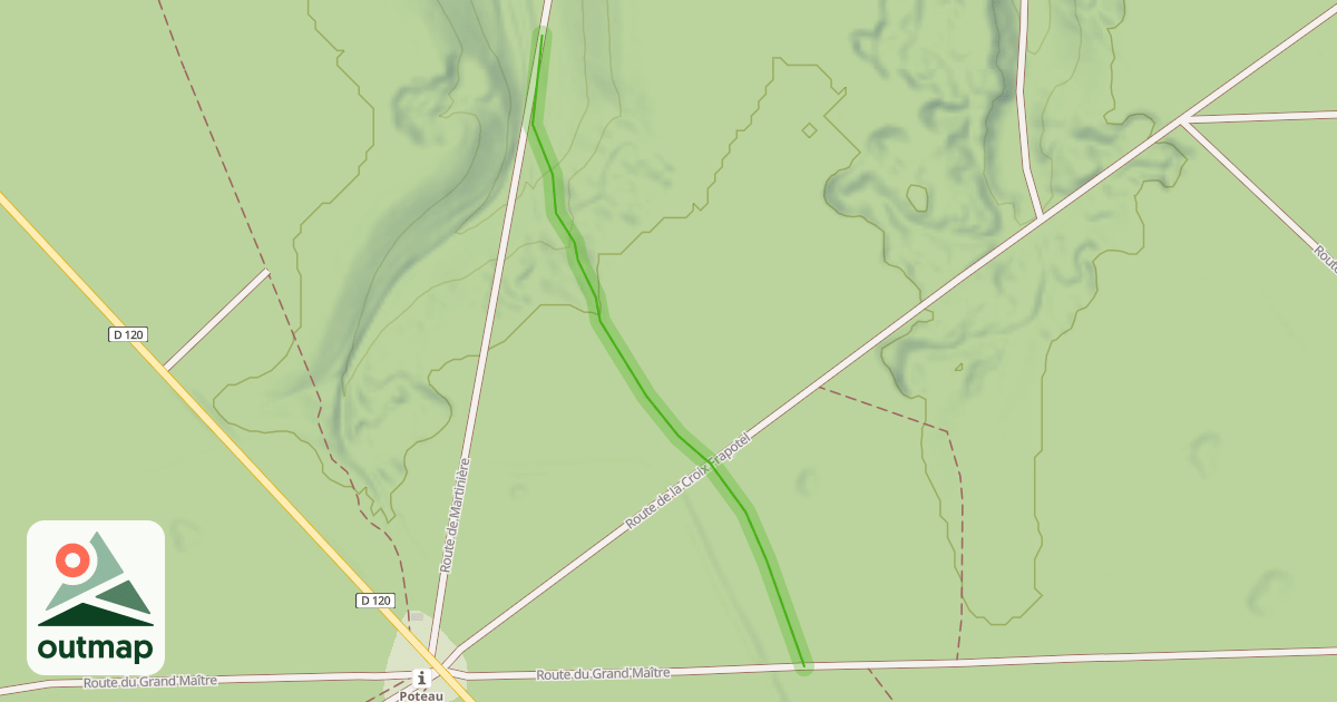 Map of Chemin du Cheval Blanc