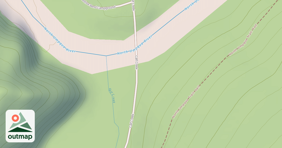 Map of CALF CREEK