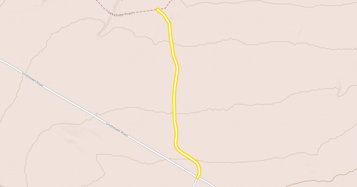 Map preview of Shaw Mountain Cutoff