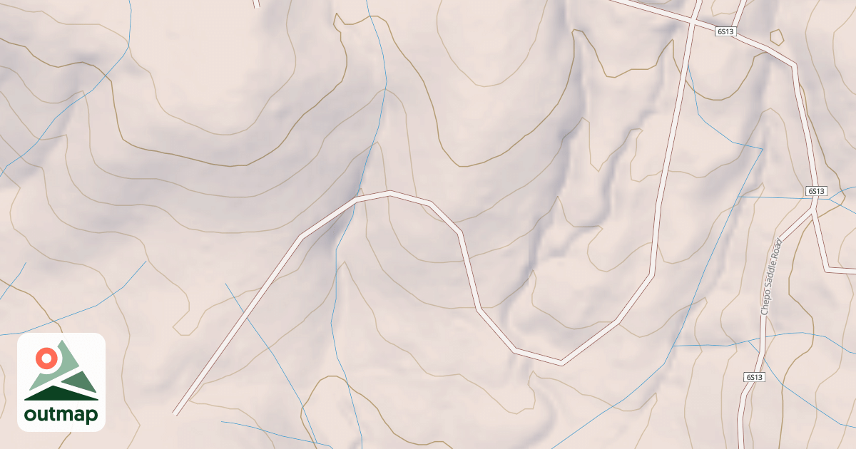 Map of ALDER CREEK SPUR