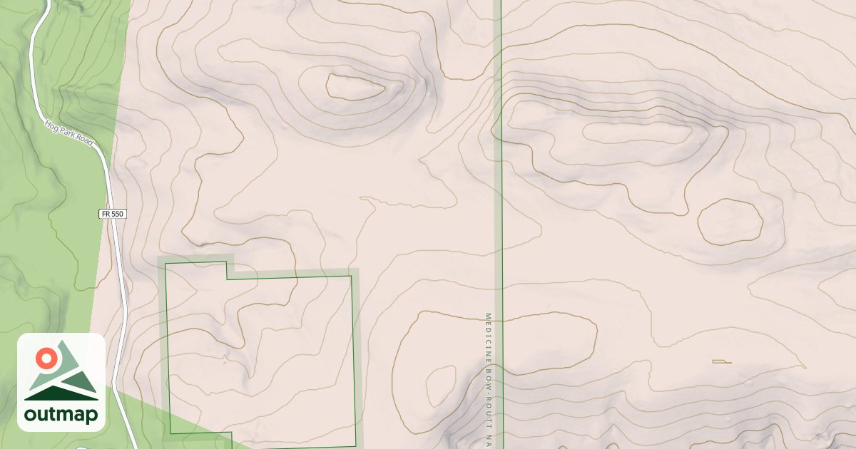 Map of DEAD HORSE SPUR 2D