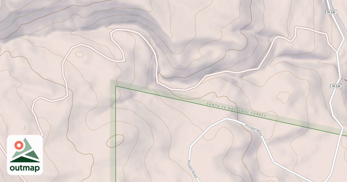 Map of USFS Motor Vehicle Use Map Roads {6F9711CC-9CC9-43BA-A3DA-A166755F46E9}