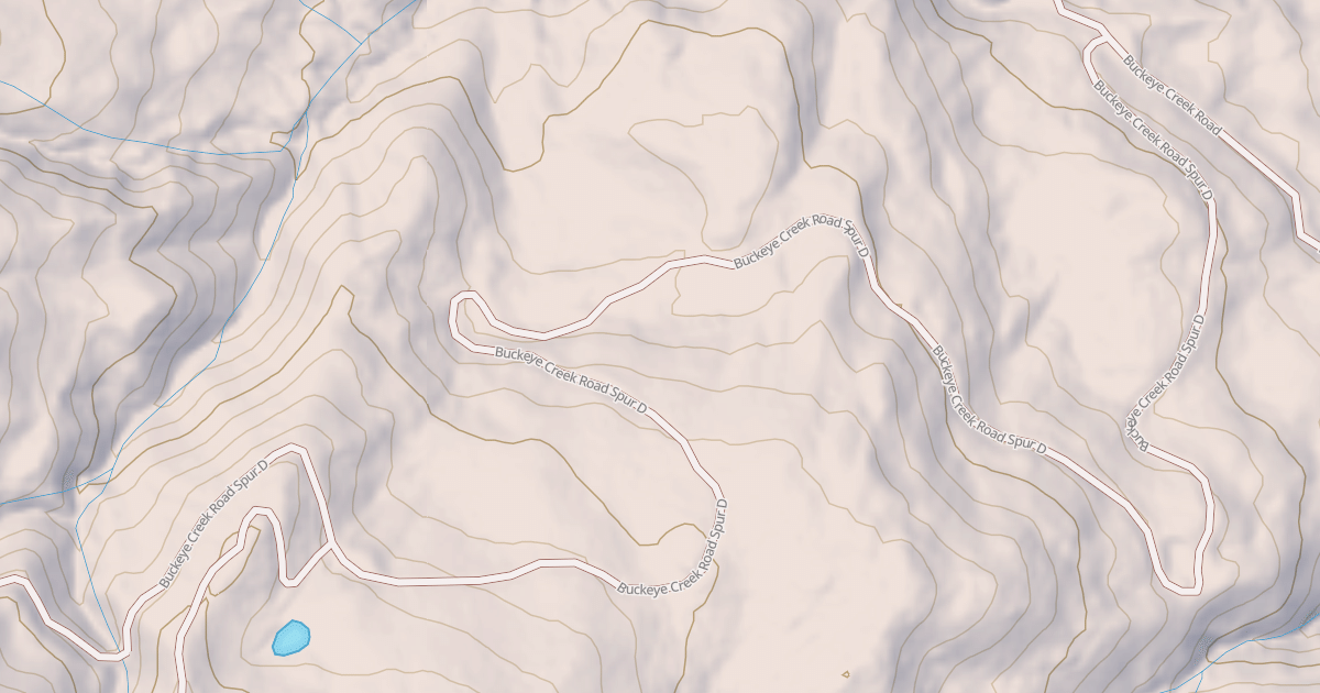Map preview of BUCKEYE CREEK