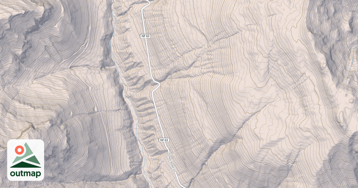 Map of LARKSPUR CREEK