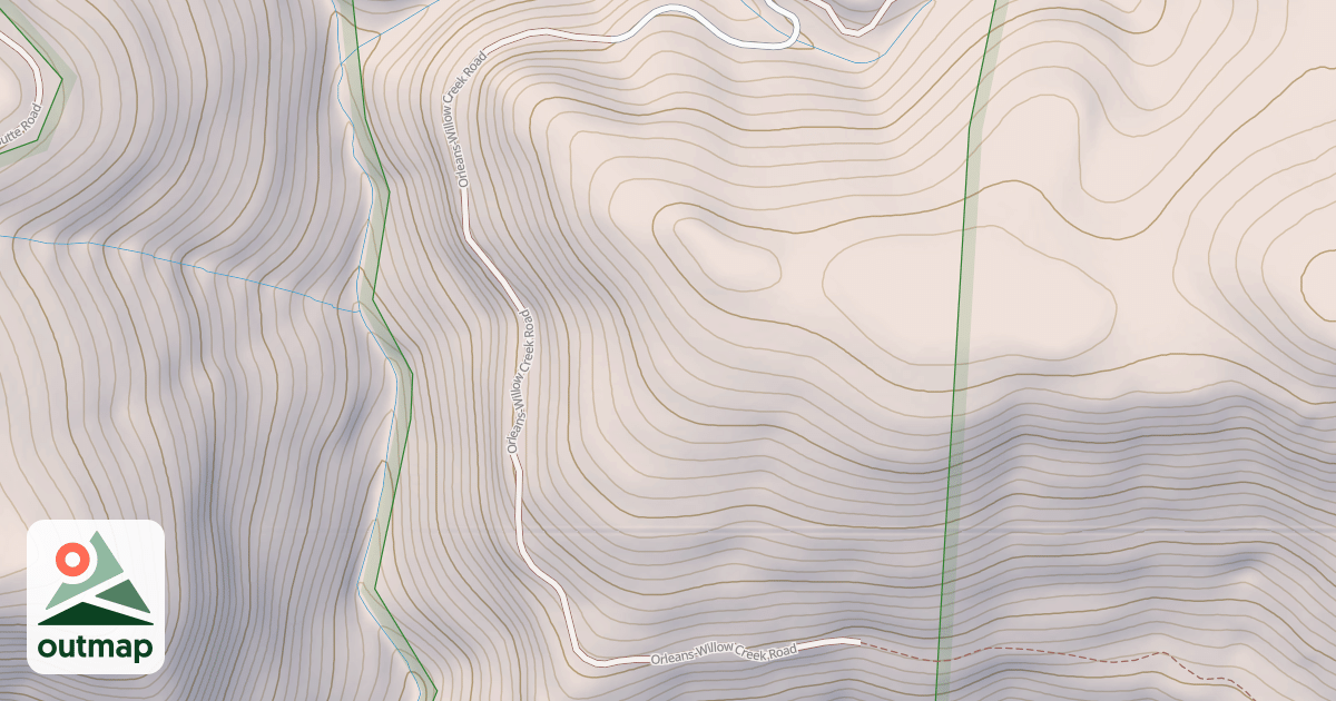 Map of ORLEANS-WILLOW CREEK