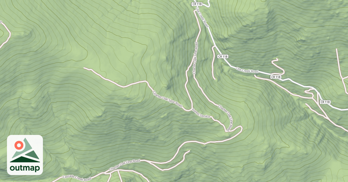 Map of CHARTER OAK LINE RD
