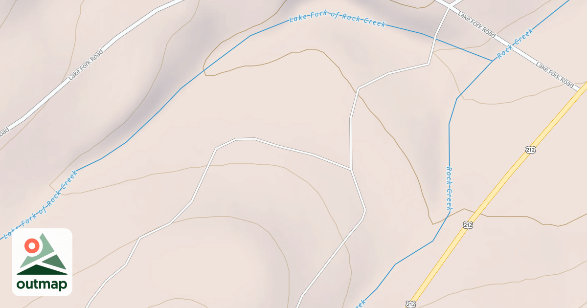 Map of OLD RICHEL LODGE
