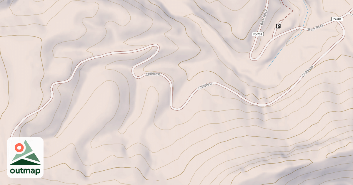 Map of CHILDRESS