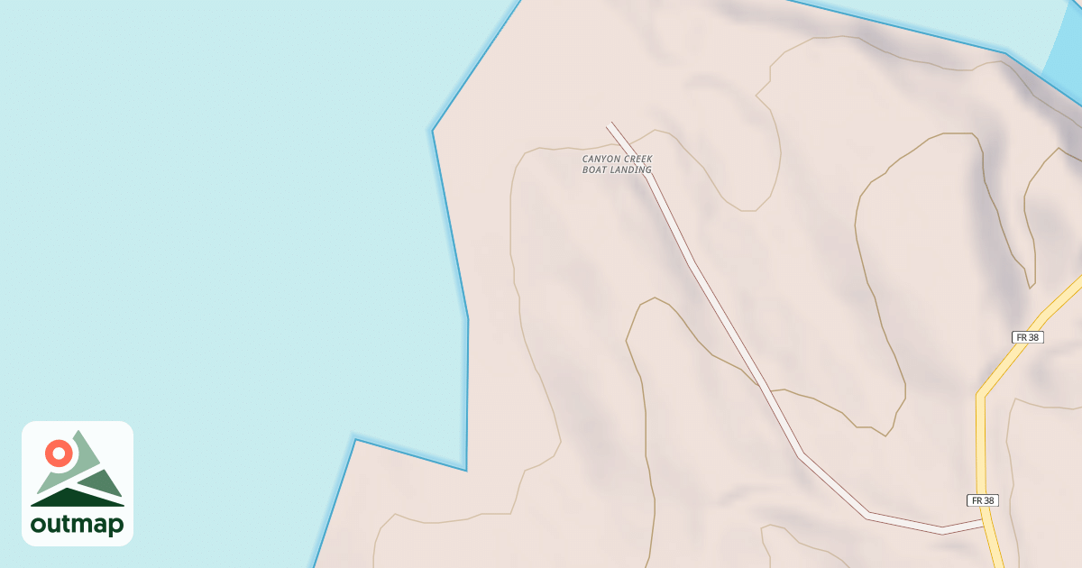 Map of CANYON CREEK CAMPGROUND A