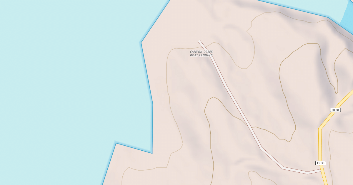 Map preview of CANYON CREEK CAMPGROUND A