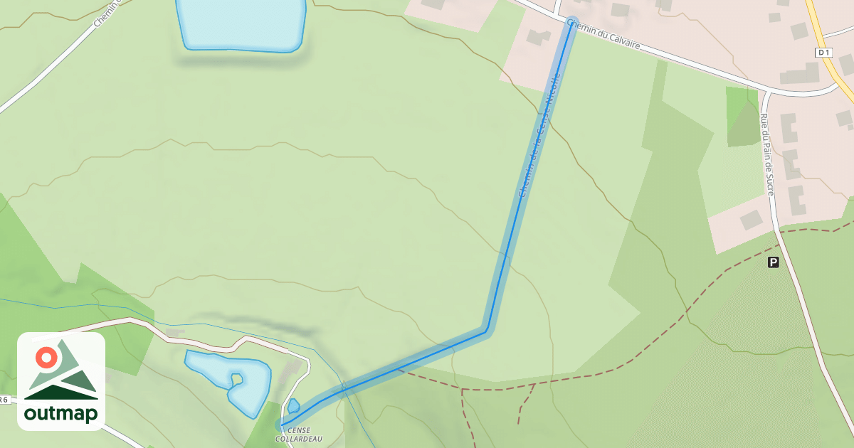 Map of Chemin de la Cense Nicolle