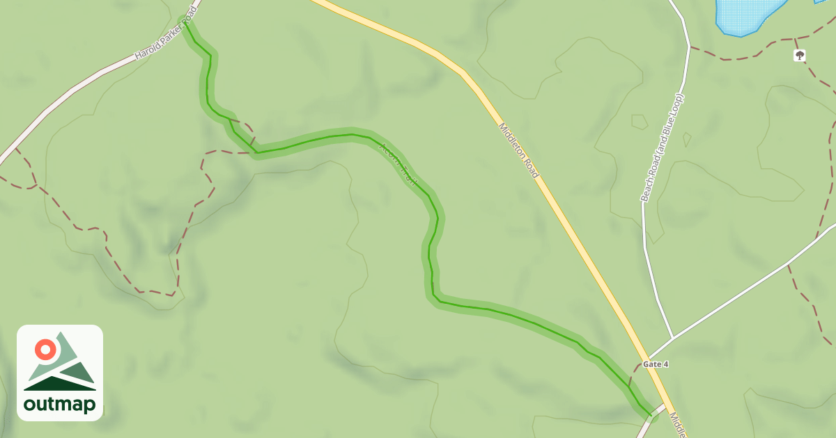 Map of Acorn Trail