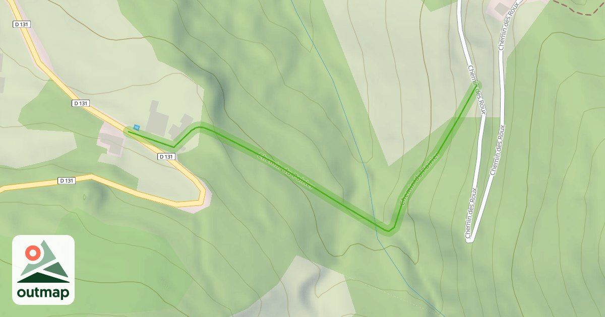 Map of Chemin du Poirier