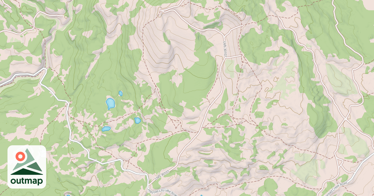 Map of BALDY MOUNTAIN LOOKOUT