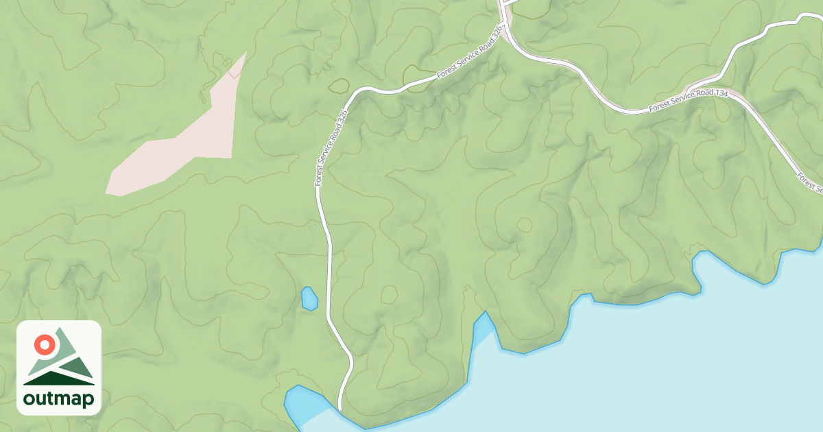 Map of LANE ROAD