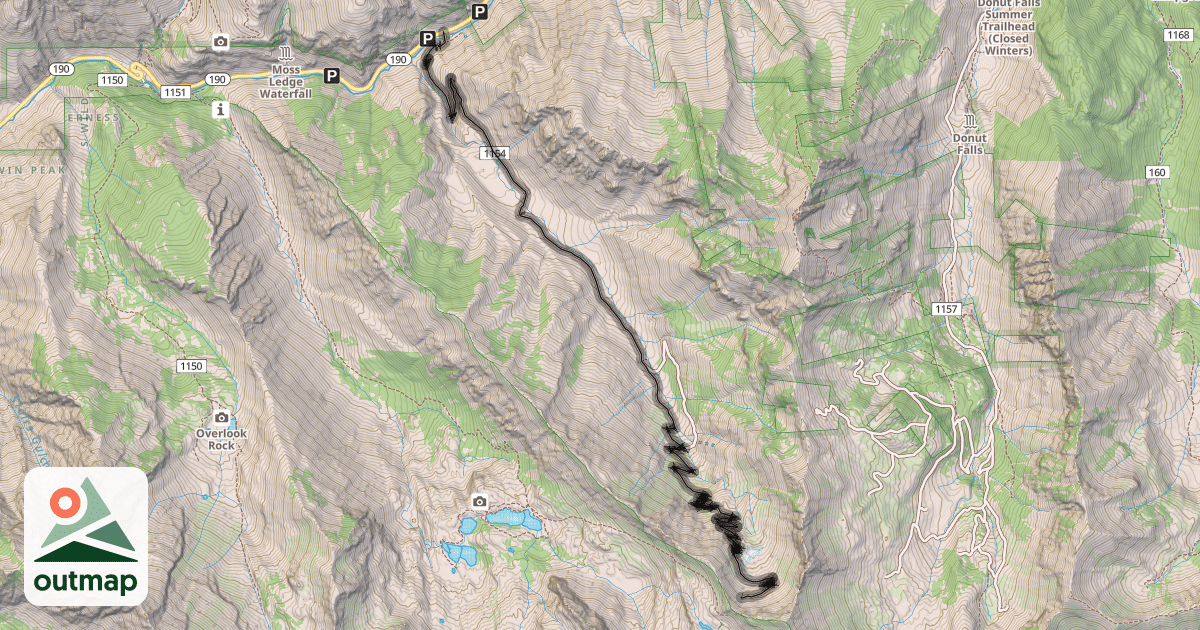 Map of Mineral Fork Trail