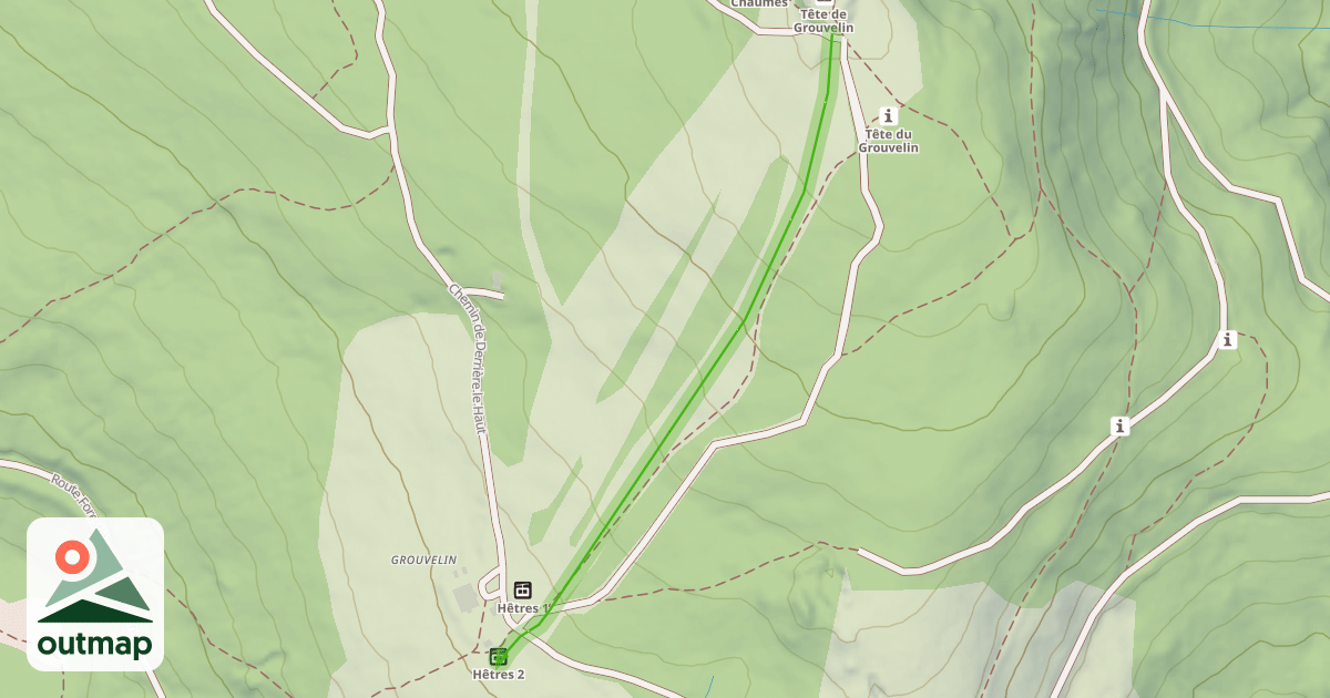 Map of La Marmotte