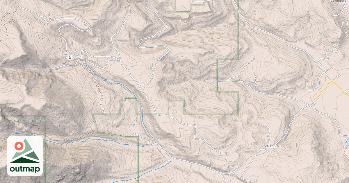Map of RIO LA CASA