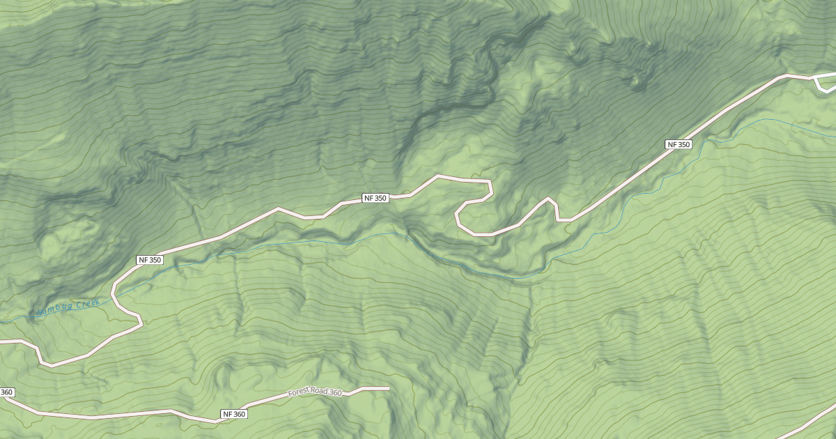 Map preview of USFS National Forest System Roads {AD0D4CC4-85BB-4101-BA06-58E4A456DA33}