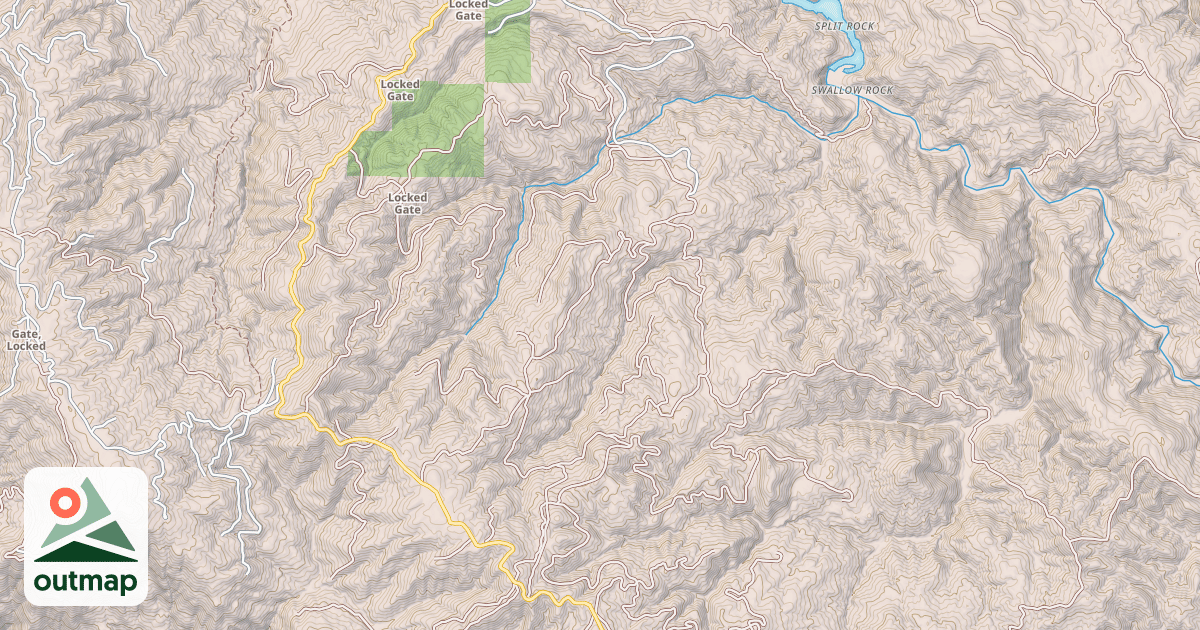 Map of PACKSADDLE