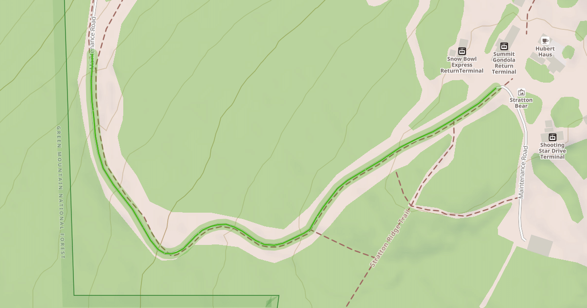 Map preview of Maintenance Road