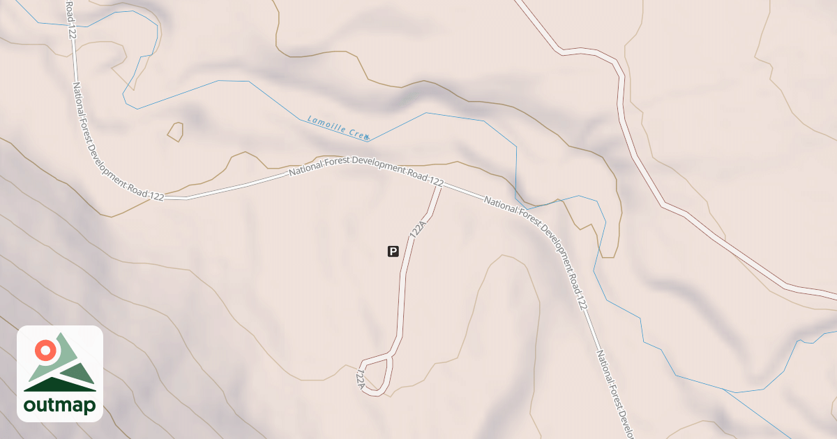 Map of CAMP LAMOILLE SPUR A