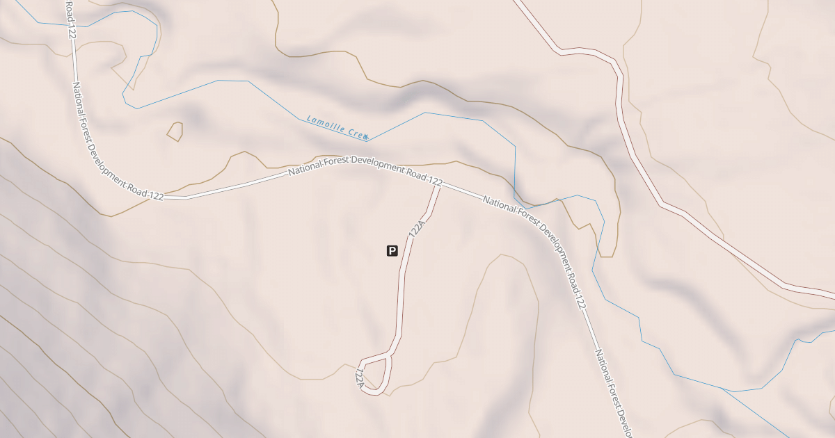 Map preview of CAMP LAMOILLE SPUR A